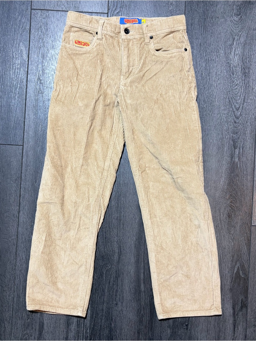 Empyre Straight Leg Corduroy Pants Beige Kids Size 25X25